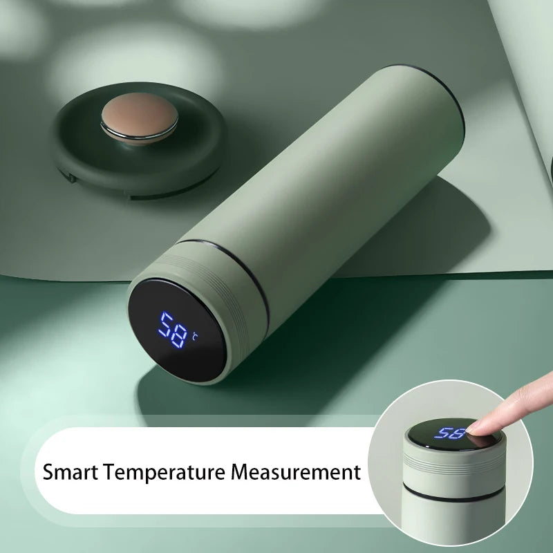 Smart Thermos Bottle with LCD Temperature Display