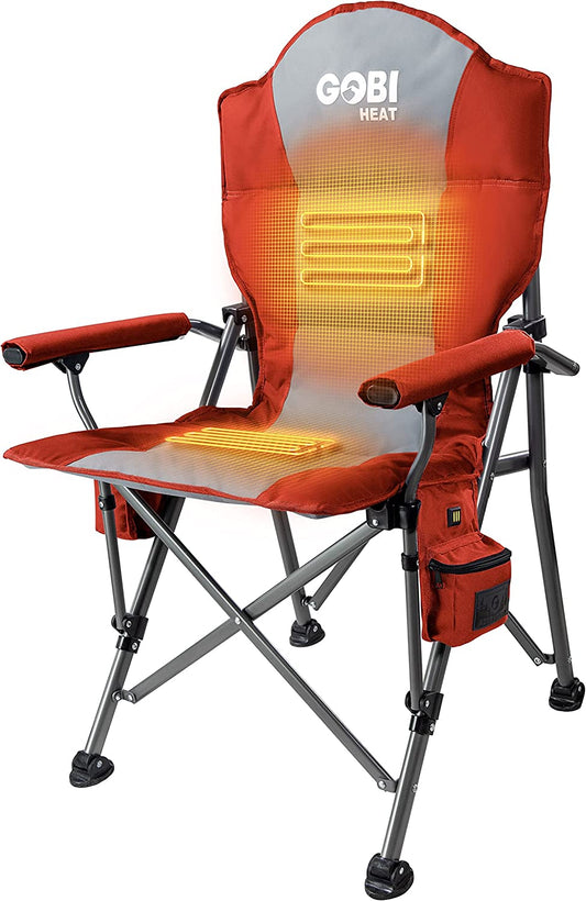 Portable Heated Camping Chair 